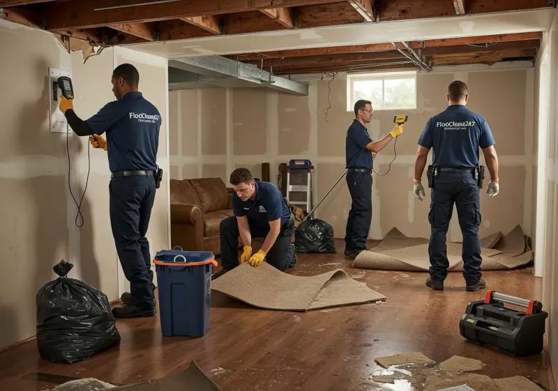 Flood DamageMaterial Assessment and Debris Removal process in Clarks Green, PA